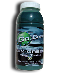 apx green motorolie additief voor een schone motor